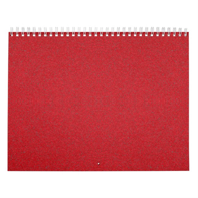Calendrier personnalisé de tomate rouge texturé (Protection)