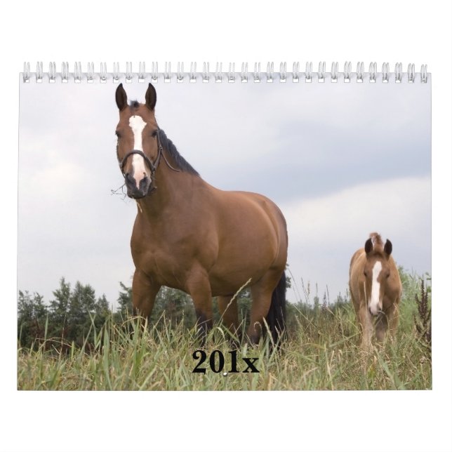 Calendrier personnalisé des chevaux (Protection)