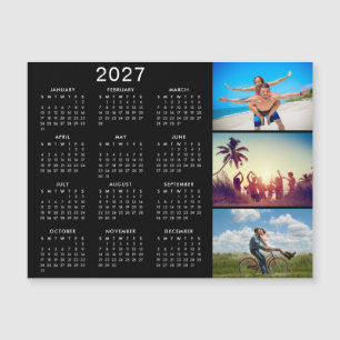 Calendrier personnalisé en collage de photos 2027