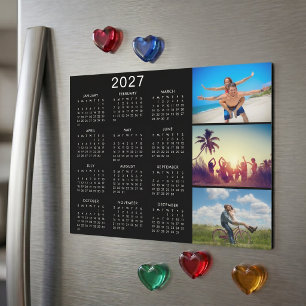 Calendrier personnalisé en collage de photos 2027