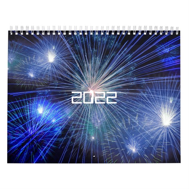 Calendrier personnalisé Fireworks 2022 (Protection)