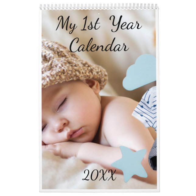 Calendrier personnalisé pour bébé (Protection)