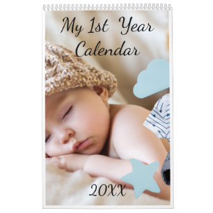 Calendrier personnalisé pour bébé
