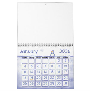 Calendrier personnalisé Saisons peintes