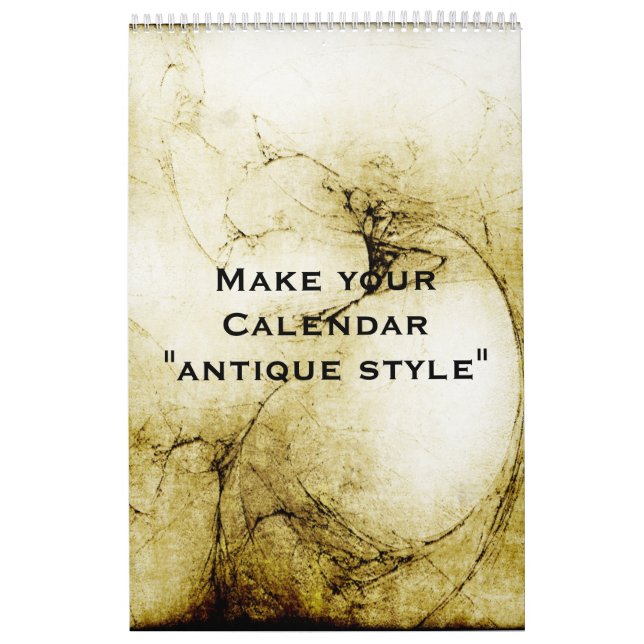 Calendrier personnalisé "STYLE ANTIQUE" + vos phot (Protection)