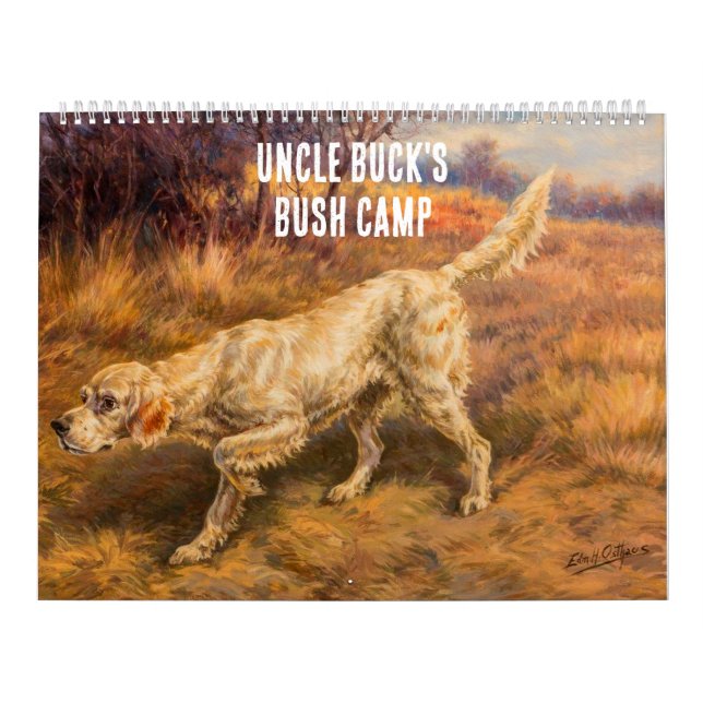 Calendrier Personnaliser ManCave Chasse Nature Sportif sauvag (Protection)