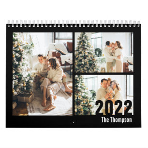Calendrier Personnalité noire moderne Créez votre propre phot