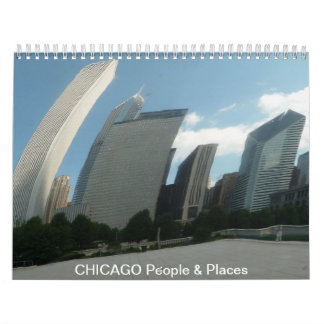 Calendrier Personnes et endroits de CHICAGO