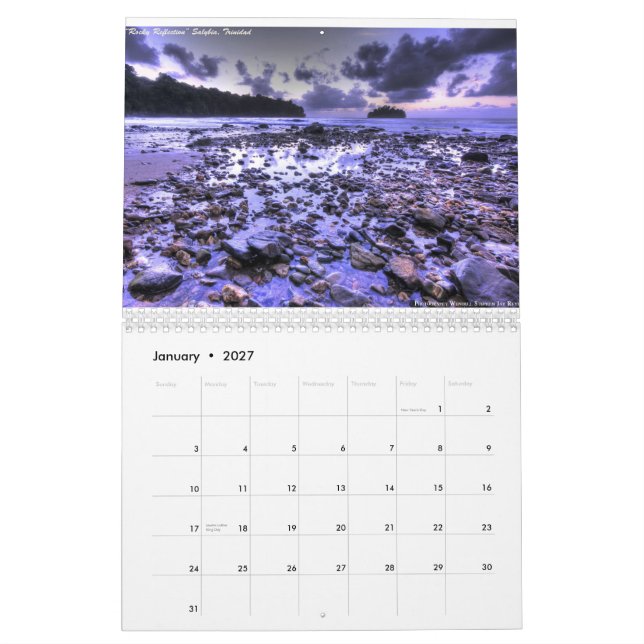 Calendrier Perspectives 2013 du Trinidad et du Tobago (Jan 2027)