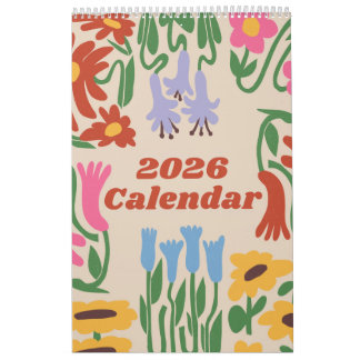 Calendrier petit format 2026 sur une page – Propre
