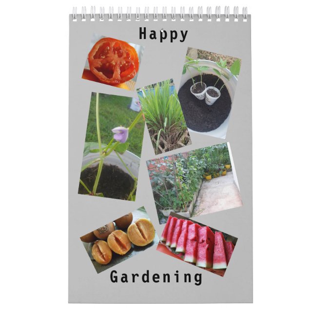Calendrier Petite page du jardinier, en blanc (Protection)
