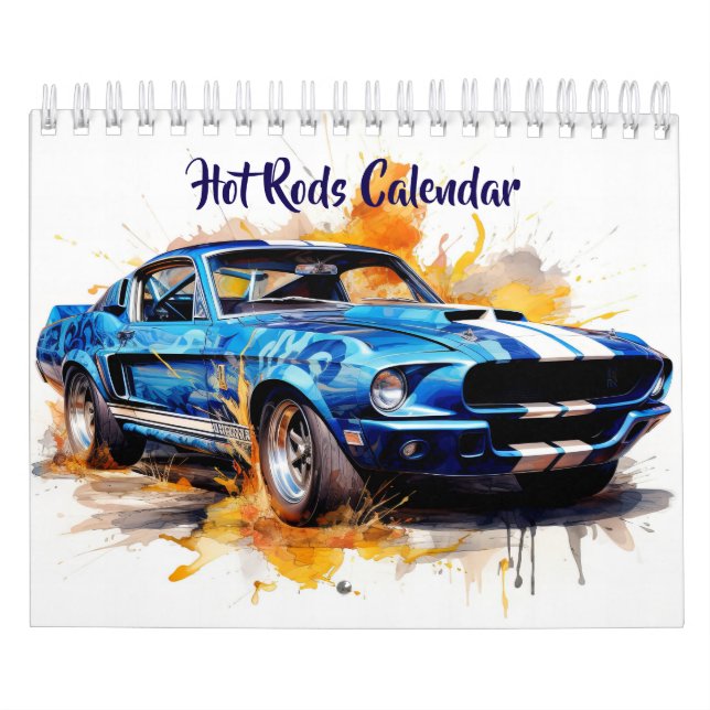 Calendrier Petite Taille Hot Rods (Protection)