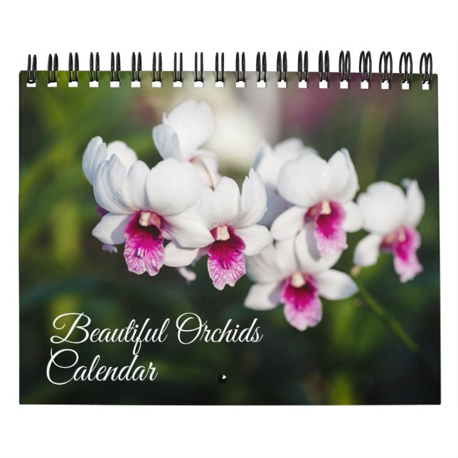Calendrier Petite Taille Orchidées (Protection)