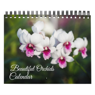 Calendrier Petite Taille Orchidées