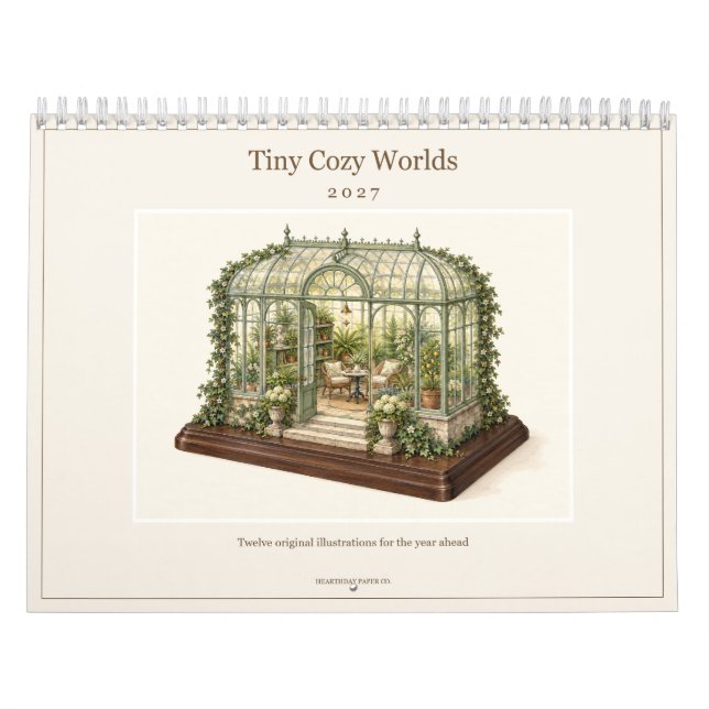 Calendrier Petits Mondes Douillets 2027 Art Miniature (Protection)