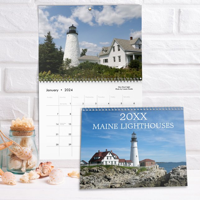 Calendrier Phare du Maine 2025 Photos (Créateur téléchargé)