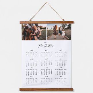 Calendrier photo 2023 Tapisserie murale couleur mo