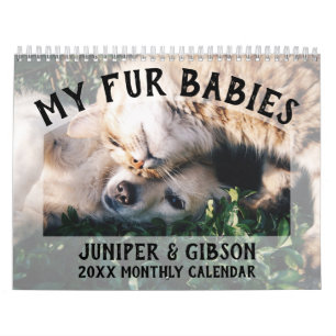 Calendrier photo 2024 : Fourrure Bébés, Animaux do