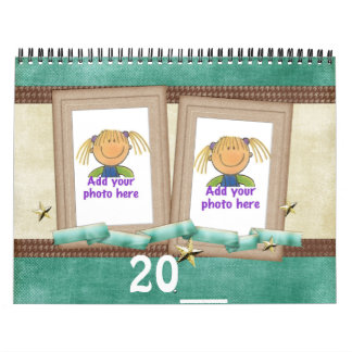 Calendrier photo Ajoutez vos photos sur chaque pag
