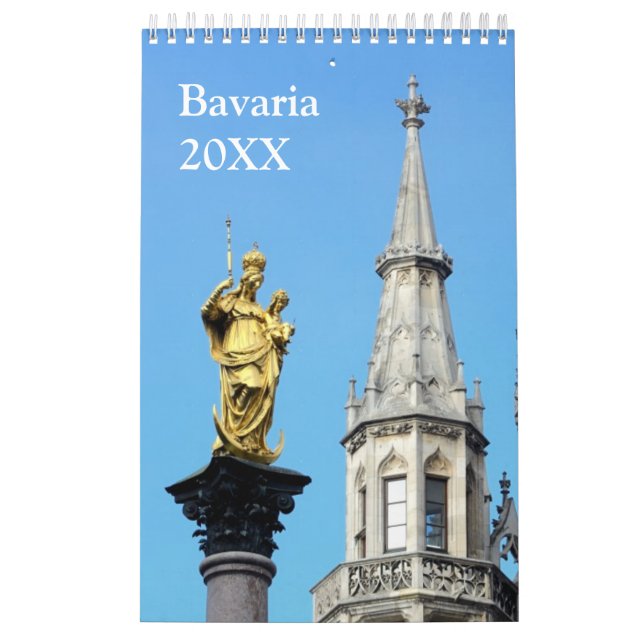 Calendrier photo Bavière de 12 mois (Protection)