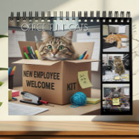 Calendrier Photo Chats Amusants au Bureau 2026 / C