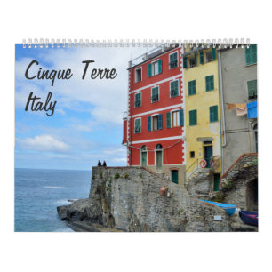 Calendrier photo Cinque Terre, Italie 12 mois