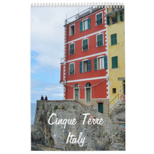 Calendrier photo Cinque Terre, Italie 12 mois