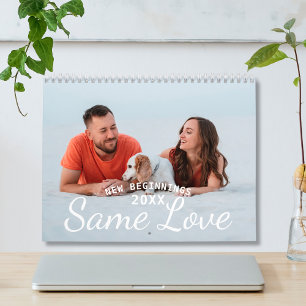 Calendrier Photo Couple 2026 Personnalisée