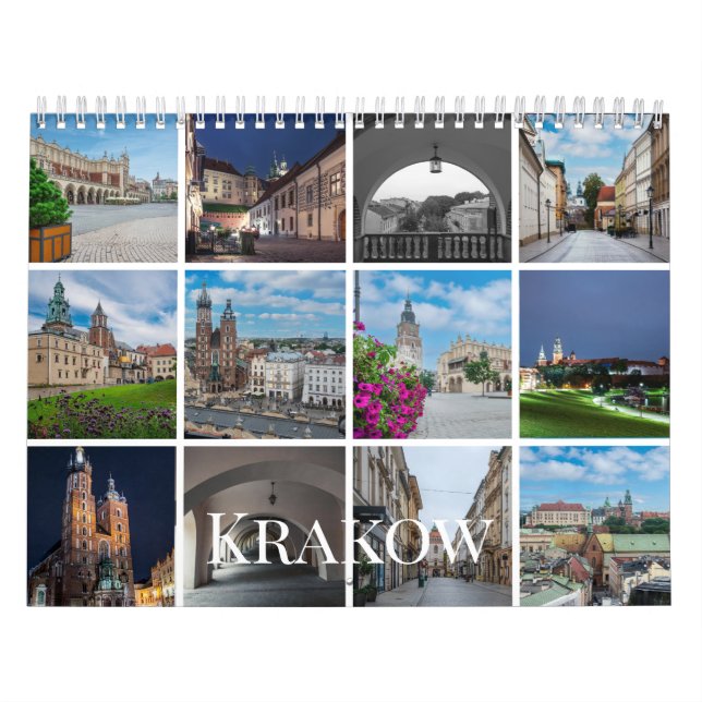 Calendrier photo Cracovie ensemble, Pologne (Protection)