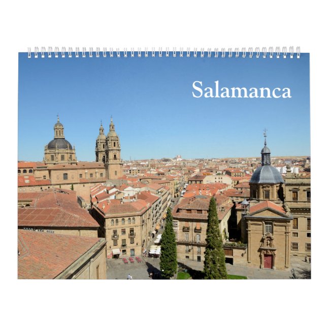 Calendrier photo de 12 mois Salamanca, Espagne (Protection)