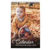Calendrier Photo de famille personnalisée 2025 (Protection)