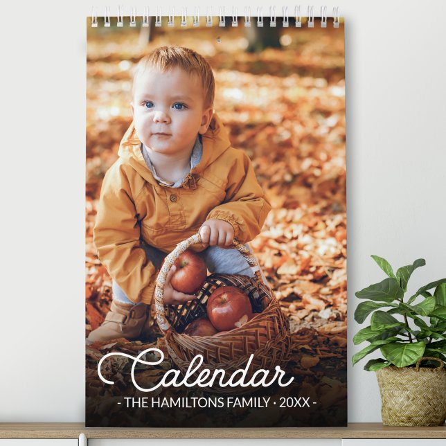 Calendrier Photo de famille personnalisée 2025