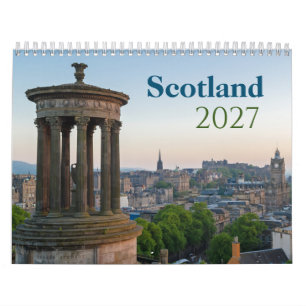 Calendrier photo de l'Écosse 2026