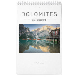 Calendrier Photo de nature et de paysage des Dolomites 2026