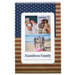 Calendrier Photo de votre famille Mois par mois Personnalisée