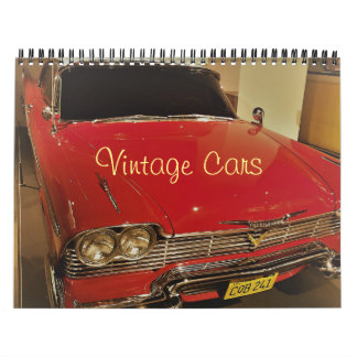 Calendrier photo des voitures Vintage