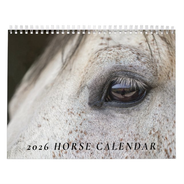 Calendrier photo du cheval 2026 (Protection)