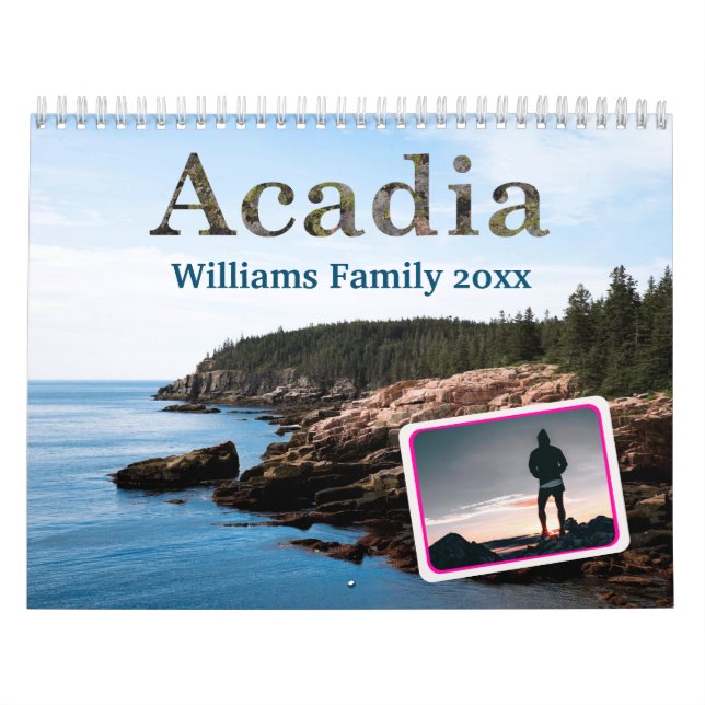 Calendrier photo du parc national Acadia 2025 (Protection)