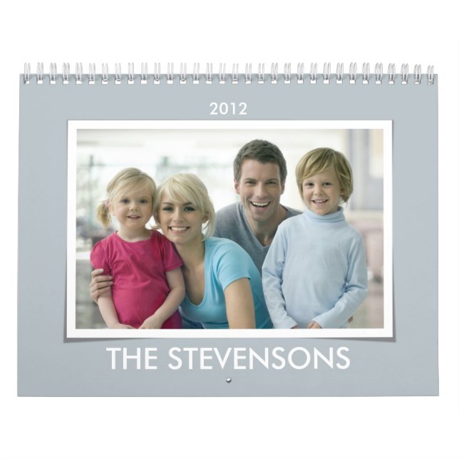 Calendrier photo du portefeuille moderne (Protection)