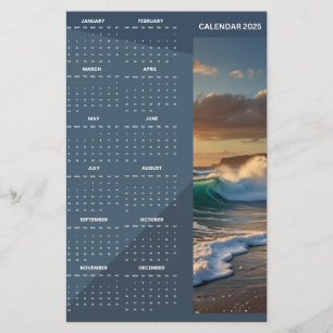 Calendrier photo du tableau de bord rustique