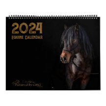Calendrier photo équine 2024