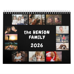 Calendrier photo famille 2026 Mois 12 Photos