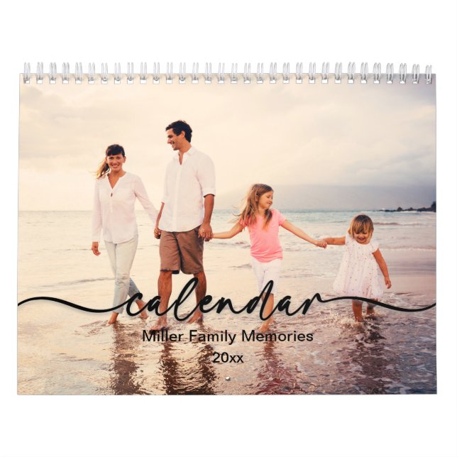 Calendrier photo famille, Calendrier personnalisé  (Protection)