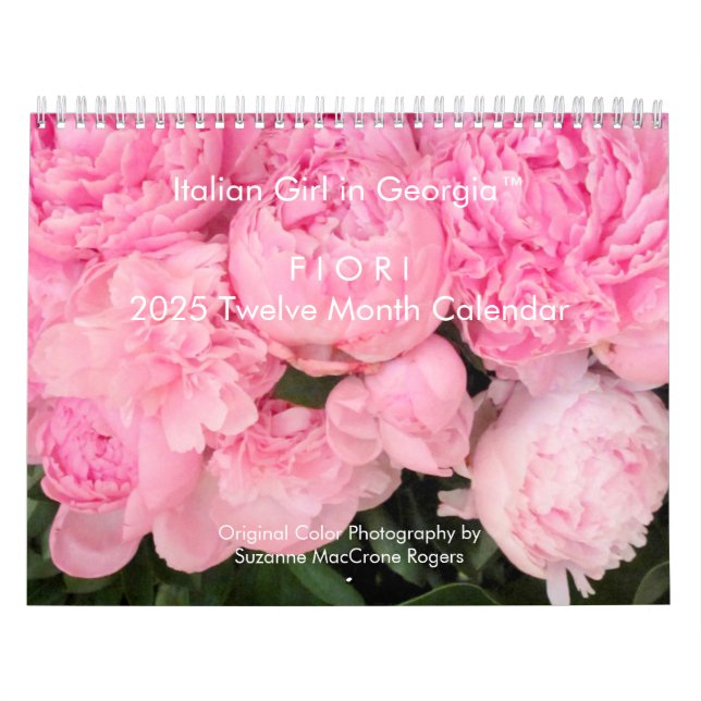 Calendrier photo Fiori 2025 - Botaniques & Blooms (Protection)