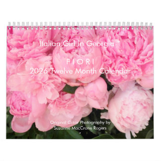 Calendrier photo Fiori 2026 - Botaniques et florai