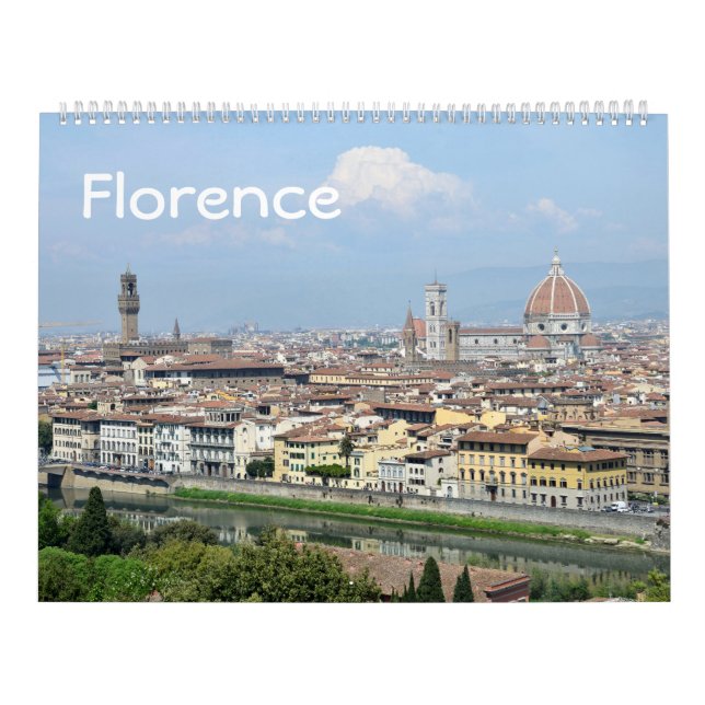 Calendrier photo Florence, Italie 12 mois (Protection)