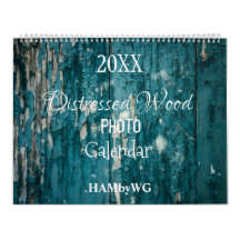 Calendrier photo HAMbyWG en bois désorganisé