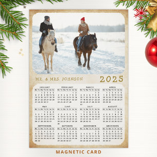 Calendrier photo magnétique 2024 personnalisé Roya