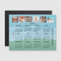 Calendrier photo magnétique 2027 thème golf