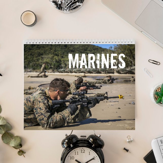 Calendrier photo militaire des Marines (Créateur téléchargé)